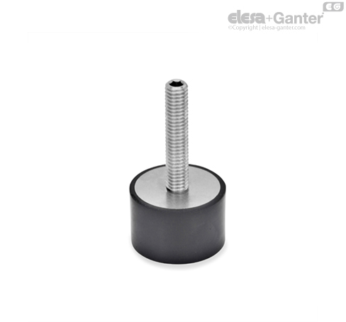 GN 439.5 Stainless Steel-Levelling feet | Elesa+Ganter